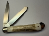 Schrade USA Old Timer 94ST Gunstock Trapper - Factory-Built Genuine Stag Handles