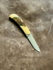 Jack Busfield AKI Custom Solid 18k Gold & Noreena Jasper Lockback Folder (07/01)