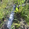 Handmade Tactical Nata Tanto Knife, 80CrV2 High Carbon Steel Bushcraft Cleaver, Chisel Grind Outdoor Survival Tool, Custom Jute Micarta