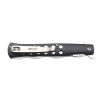 Tac-Force Assisted Open Kris Pocket Knife Folder Stainless Steel Wavy Blade Black Aluminum Handle New In Box