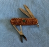 Custom Carved Victorinox \"Classic SD\" Swiss Army Knife Carved Collectors Pocketknife embedded with a GREEN AGATE semi-precious Gemstone… (58mm / Global/European MPN 0.6223) 