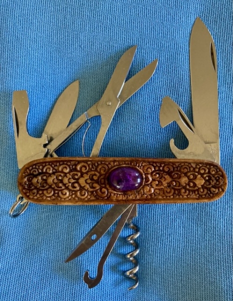 Custom Carved Victorinox 