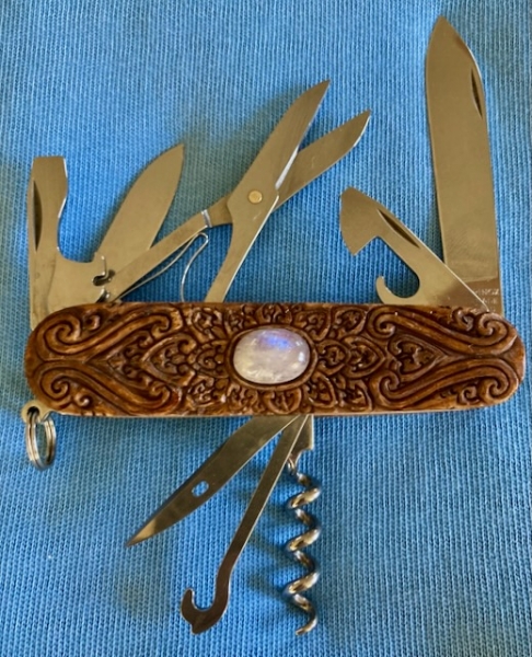 Custom Carved Victorinox 