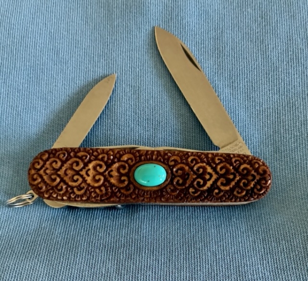Custom Carved Victorinox 