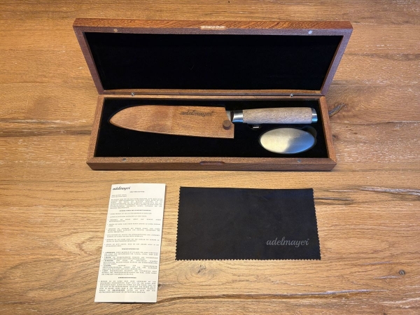 adelmayer Damastmesser Santokumesser