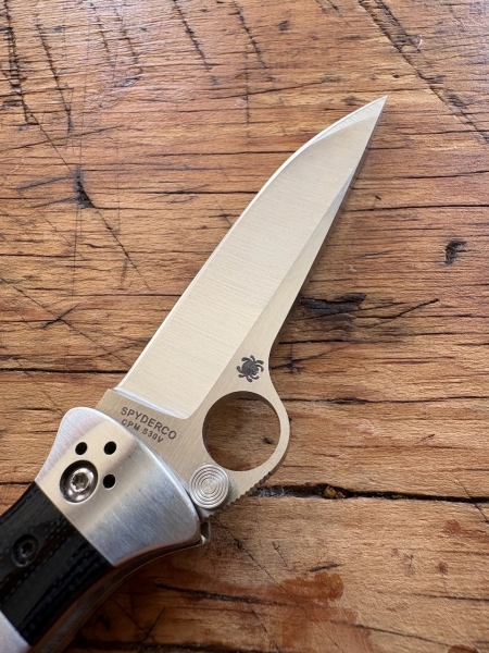 Spyderco Vallotton Sub-Hilt Pln (C149GP) – MINT Condition / Never Used