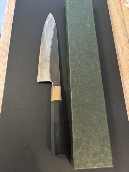 Yoshikazu Tanaka white 1, JNS, 230mm, Ebony handle!!!