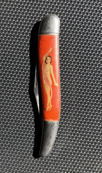 Vintage Hammer Brand Pin-Up Girl Pocket Knife