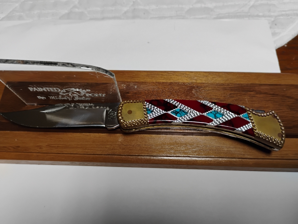 Painted Pony Buck 110 Folding Hunter 