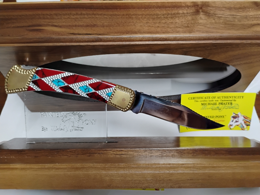 Painted Pony Buck 110 Folding Hunter 