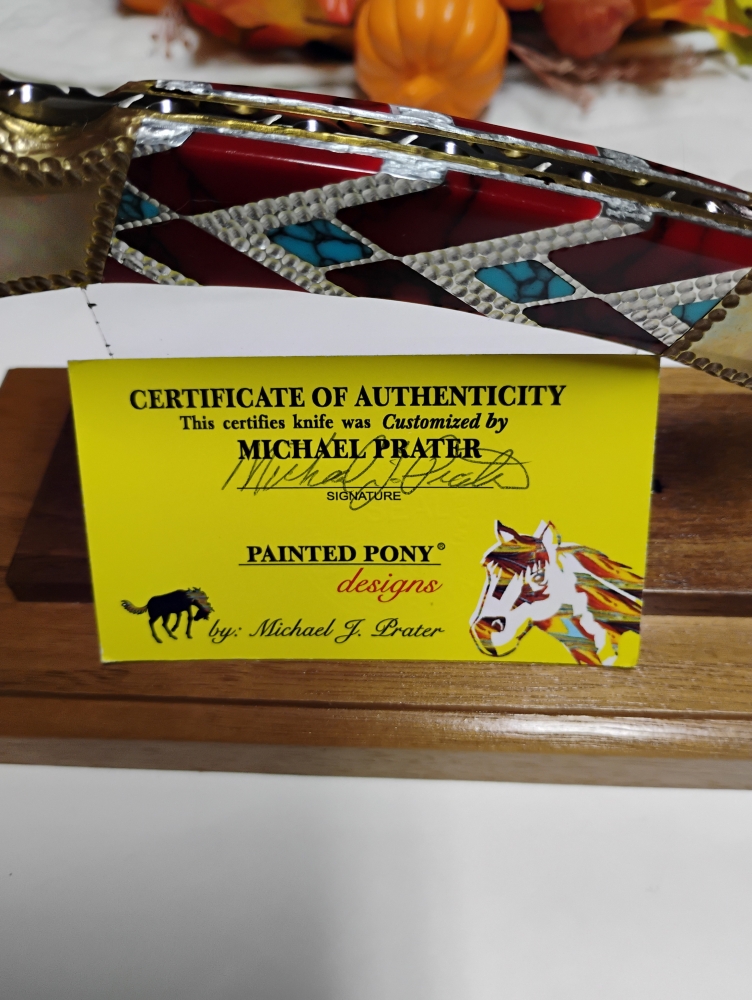 Painted Pony Buck 110 Folding Hunter 