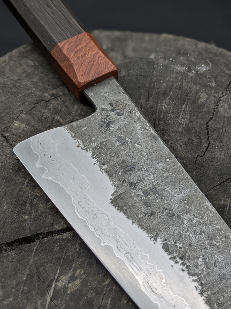 Wrought Iron/Aogami 1 San Mai 