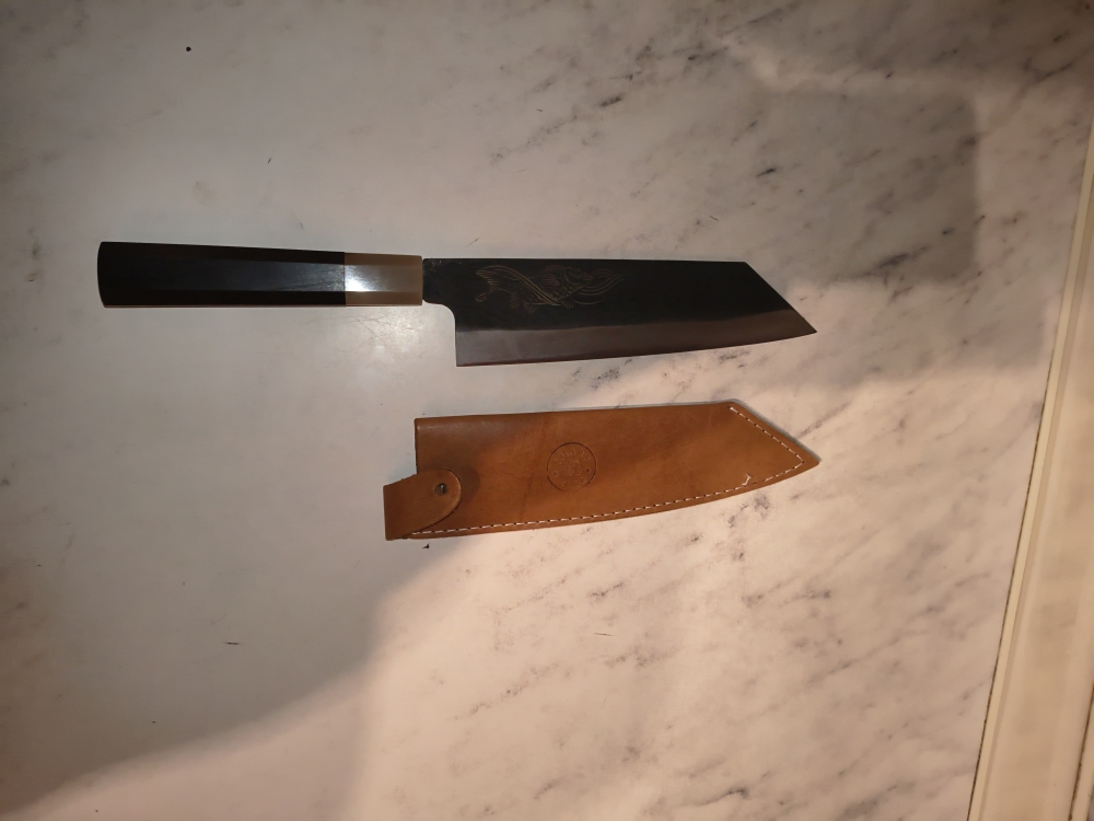 Yoshida Bunka SUJ-2 Kuro-uchi 190mm KOI FISH