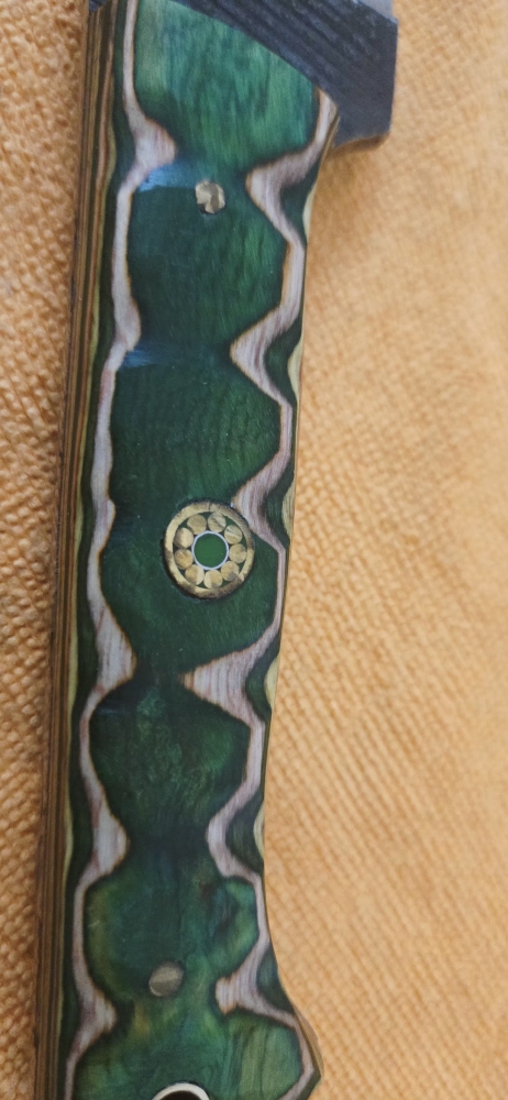 Green/Yellow Fixed-Blade