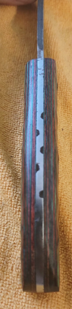 Red/Green Handle Fixed-Blade