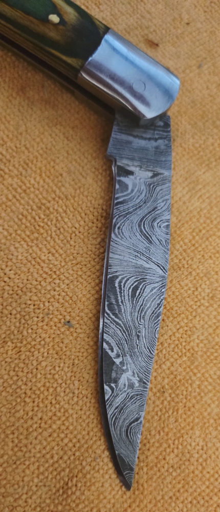 Green/Yellow Handle Pocket Knife