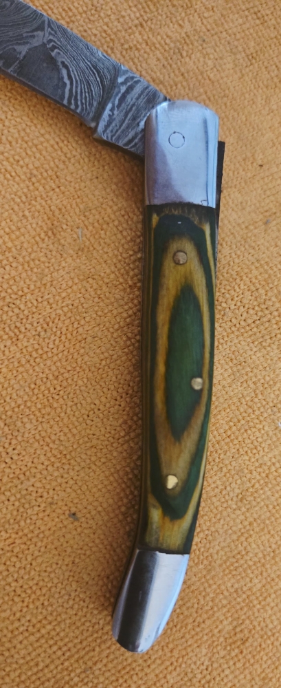 Green/Yellow Handle Pocket Knife