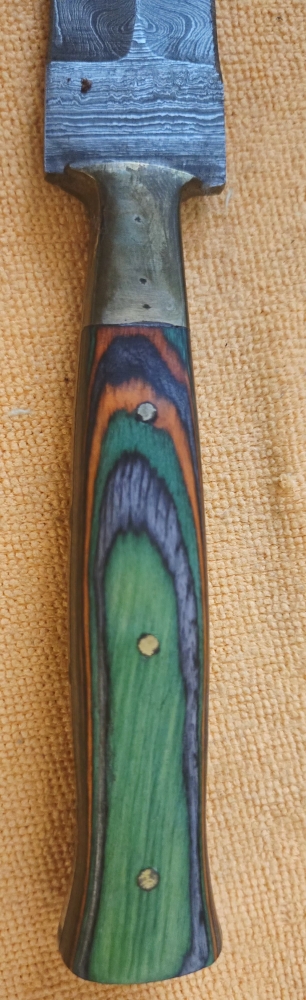 Green/orange/grey Handle Dagger 