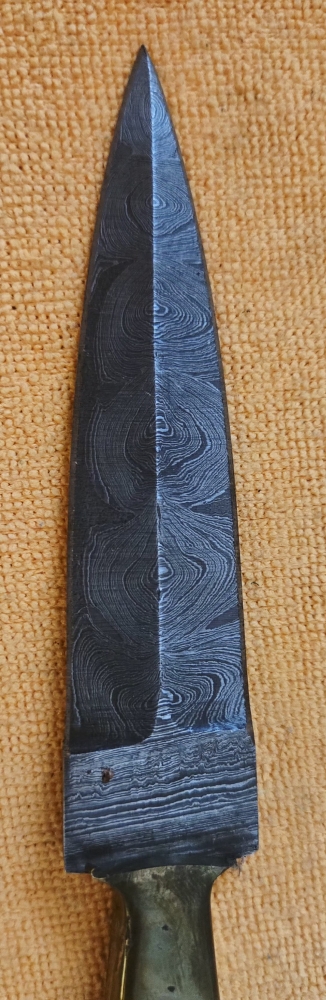 Green/orange/grey Handle Dagger 