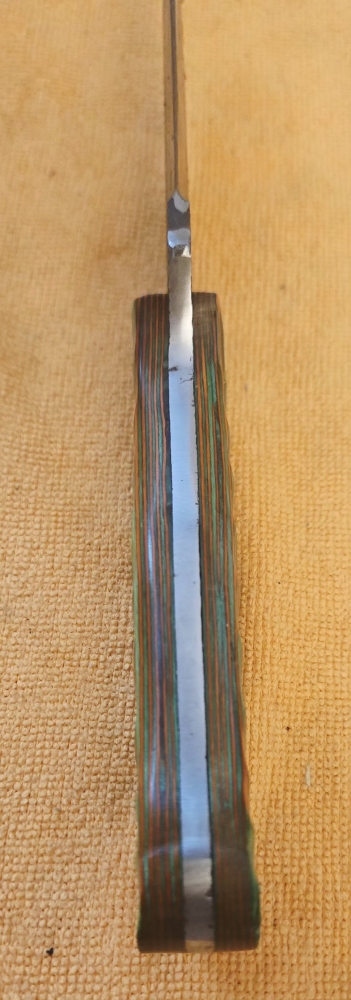 Green/Red Handle Fixed-Blade
