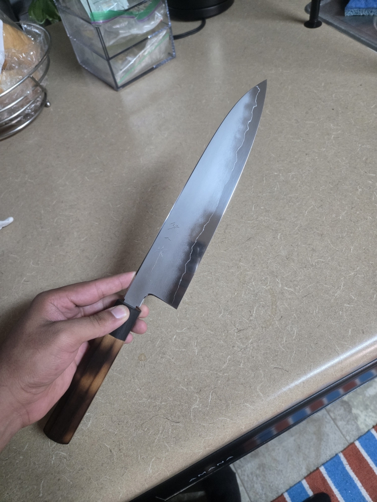 Tetsujin 240mm kasumi gyuto