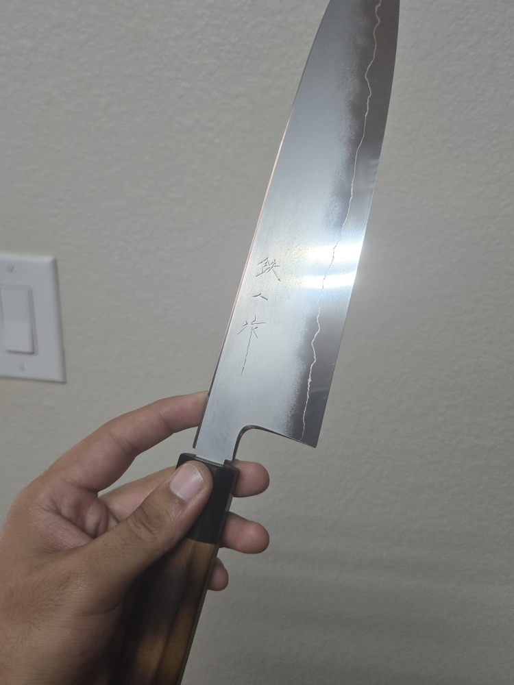 Tetsujin 240mm kasumi gyuto