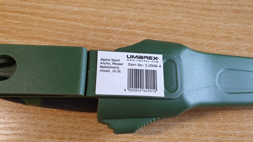 Umarex Alpina Sport Ancho Fixed Blade Outdoor Knife (OD Green) - 5.0998-4