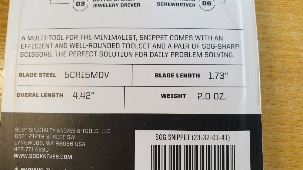 SOG & Alpina Sport Everyday Carry EDC Multi-Tool & Knife 3-Piece Set (Snippet, Centi II, ODL)