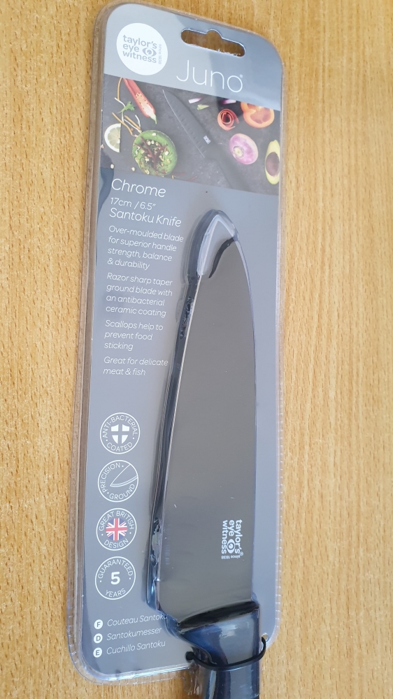 Taylor's Eye Witness Juno Chrome 17cm Santoku Knife