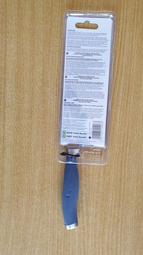 Taylor's Eye Witness Syracuse 80mm Paring Knife - Denim (RST101D)