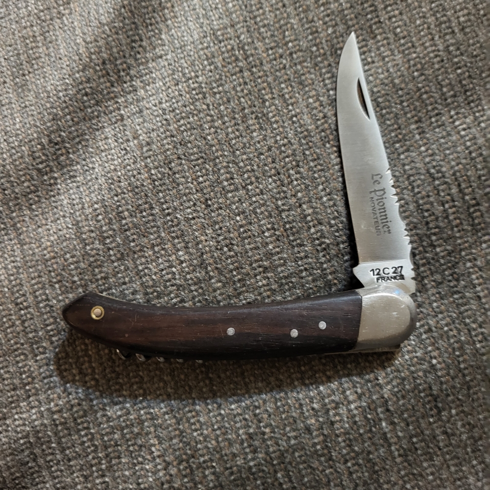 Douris Chastel \"Le Pionnier Novateur\" Folding Pocket Knife - 12C27 Steel, France