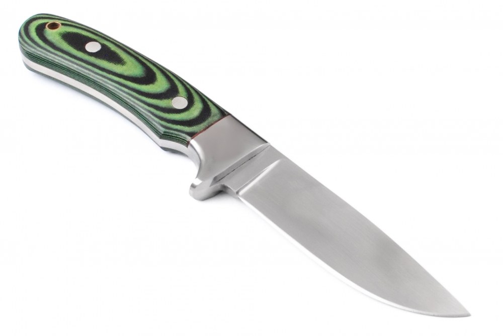 Handmade 440C Stainless Steel Bushcraft Knife with Micarta Handle