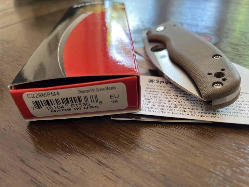 Shaman Green Micarta M4