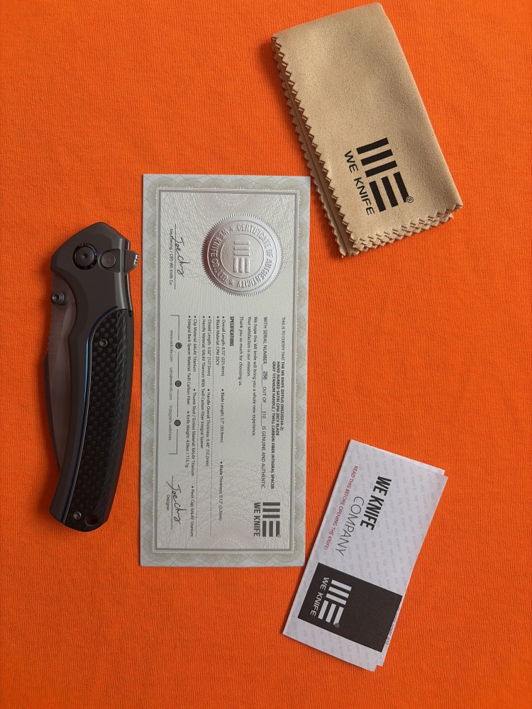 WE KNIFE Ziffius Limited Edition