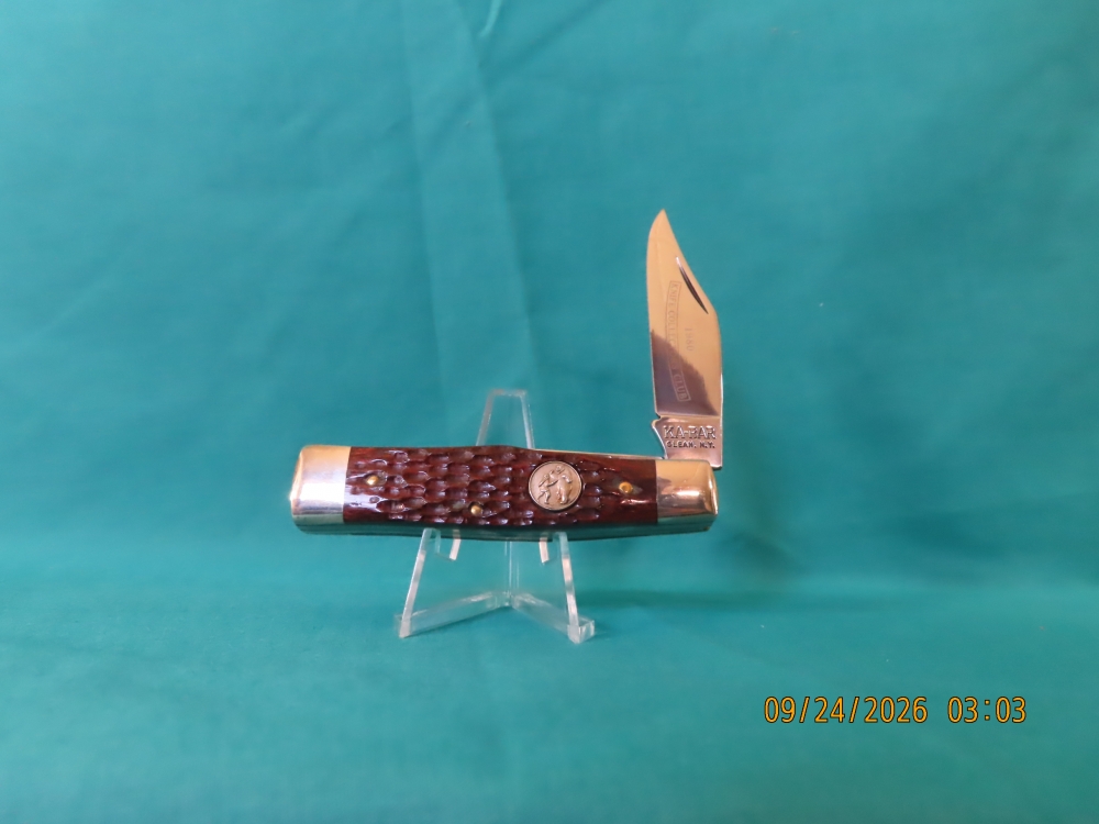 KA-BAR POCKETKNIFE, 1980 'KNIFE COLLECTORS CLUB'