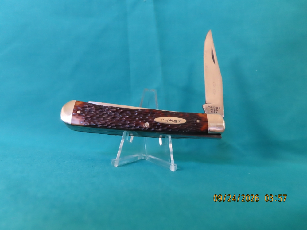 KA-BAR POCKETKNIFE, # 1030, TRAPPER 2 BLADE.