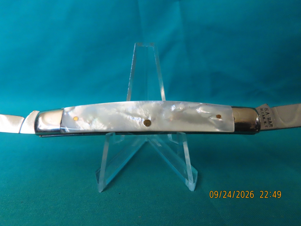 KA-BAR CONGRESS PEN POCKETKNIFE- MOTHER OF PEARL
