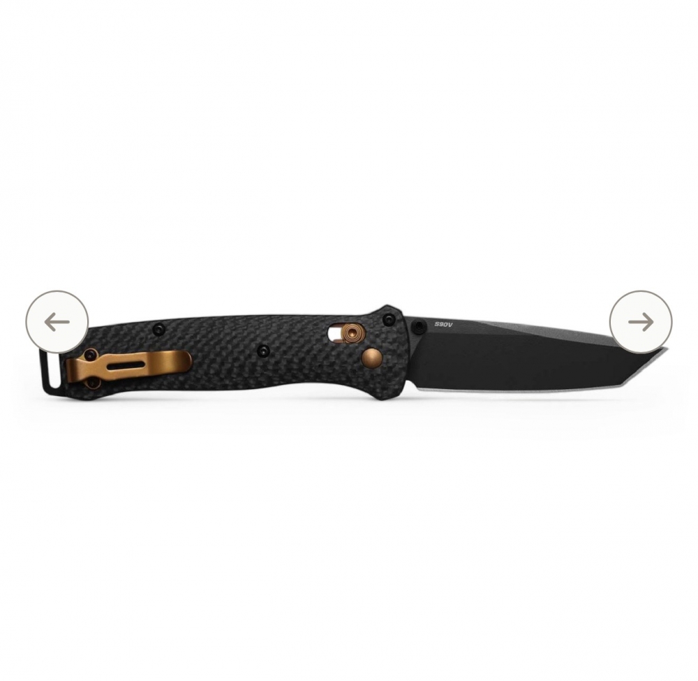 Brand new sealed in box Benchmade 537BK-10 Bailout® with carbon fiber handle