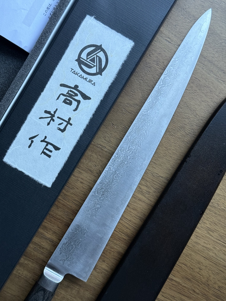 Takamura Hana 270 Wa Sujihiki / 150 Yo Petty