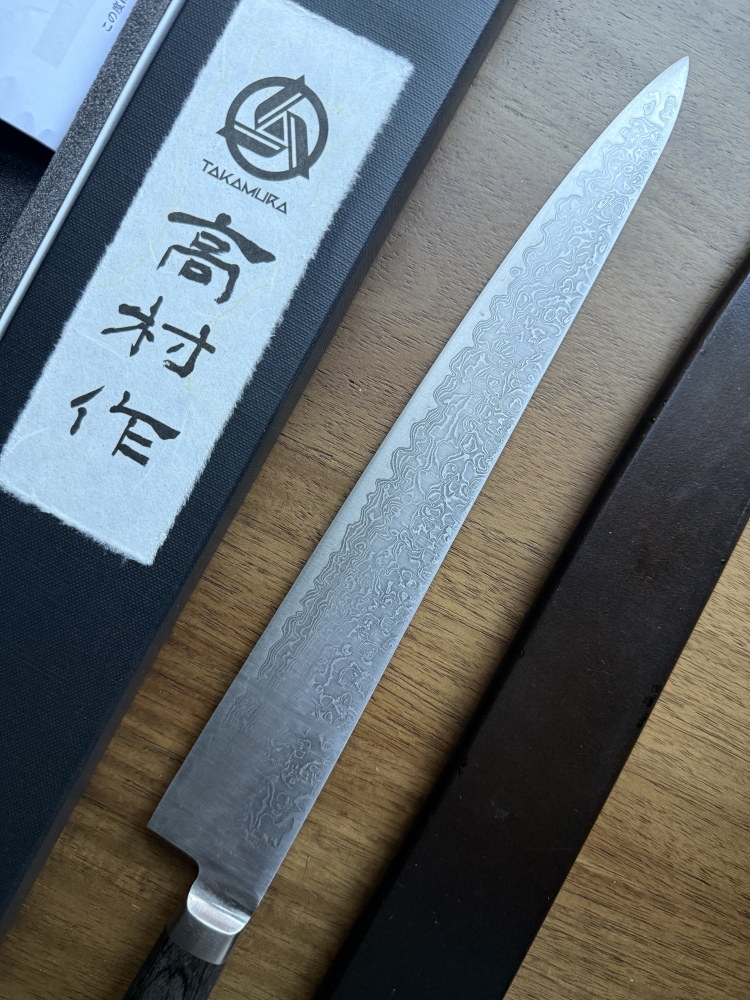 Takamura Hana 270 Wa Sujihiki / 150 Yo Petty