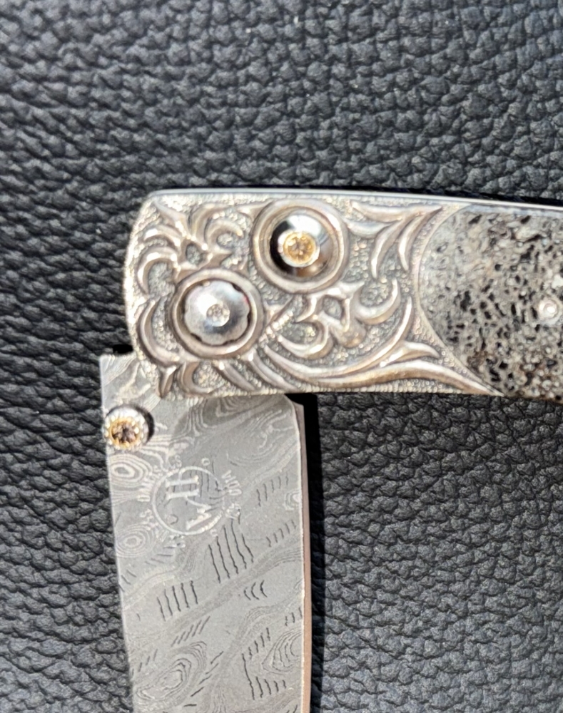 William Henry B05 1121 CONGO Limited Edition 9/25 Fossil Mammoth Bone-Damascus