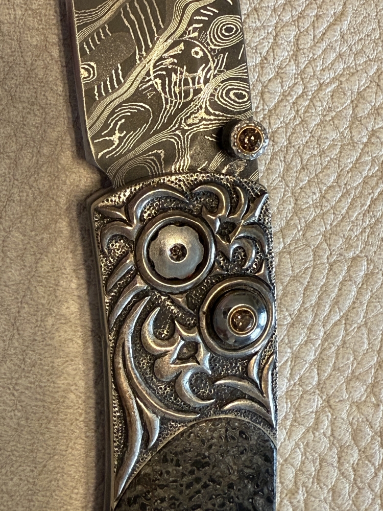 William Henry B05 1121 CONGO Limited Edition 9/25 Fossil Mammoth Bone-Damascus