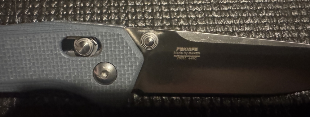 Firebird Ganzo FB7651-GY Pocket Folding Knife 440C Stainless Steel Blade