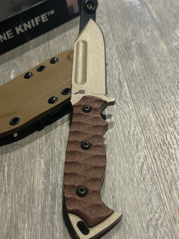 TOPS Knives M-PAT Fixed Blade Knife 1095 Steel, Kayden Sheathe