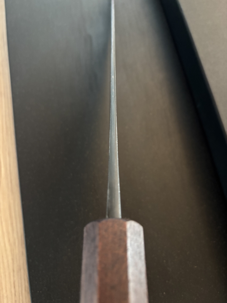 Naoki Mazaki Gyuto, white 2, KU, 215mm, Top!!!