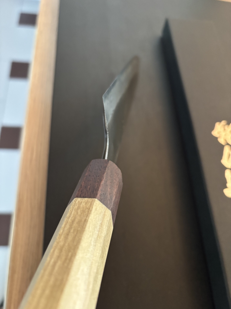 Naoki Mazaki Gyuto, white 2, KU, 215mm, Top!!!