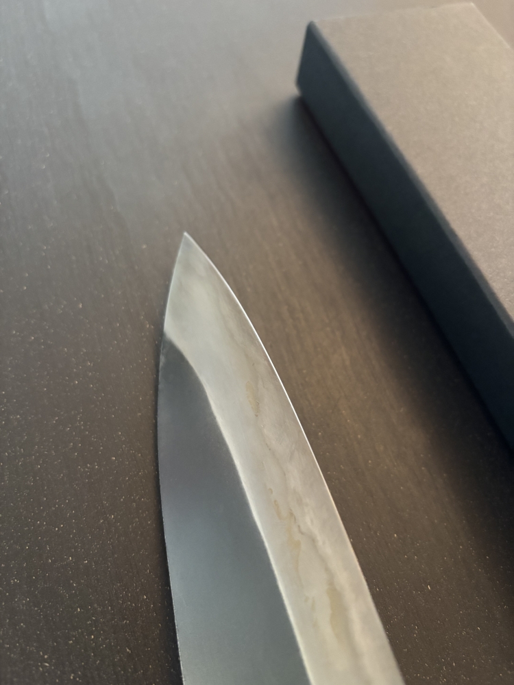 Naoki Mazaki Gyuto, white 2, KU, 215mm, Top!!!