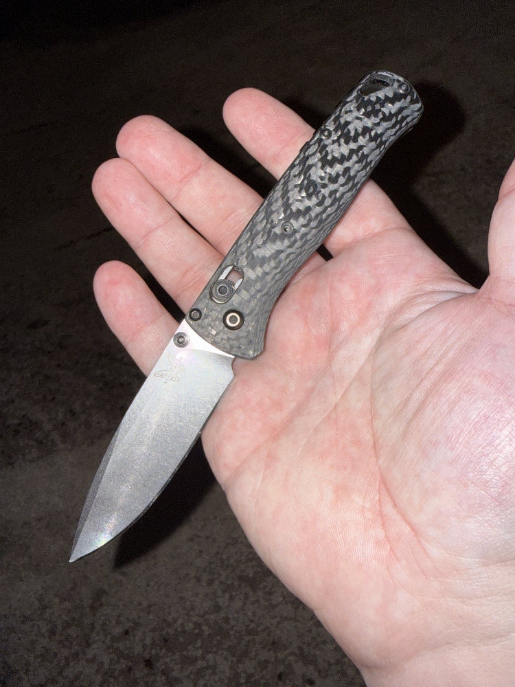 Custom Benchmade Bugout. Trade possible