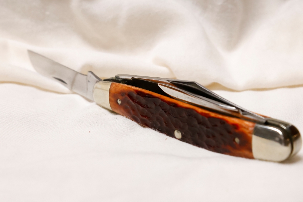 CASE STOCKMAN 6347 pattern- CASE XX tang stamp- 1940 to 1960 knife! Special and beautiful knife!