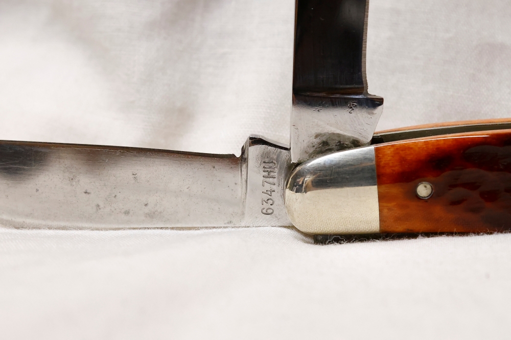 CASE STOCKMAN 6347 pattern- CASE XX tang stamp- 1940 to 1960 knife! Special and beautiful knife!
